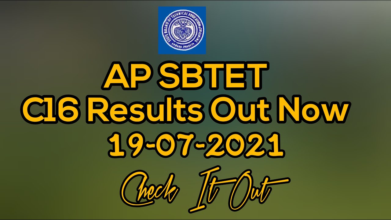 Ap Sbtet C16 Results Out Now|| Diploma C16 Results||apsbtet Results||BandiTechTv