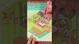 [ASMR] 3D Sticker: Tea Time Before Bed - Tiny Room Diary