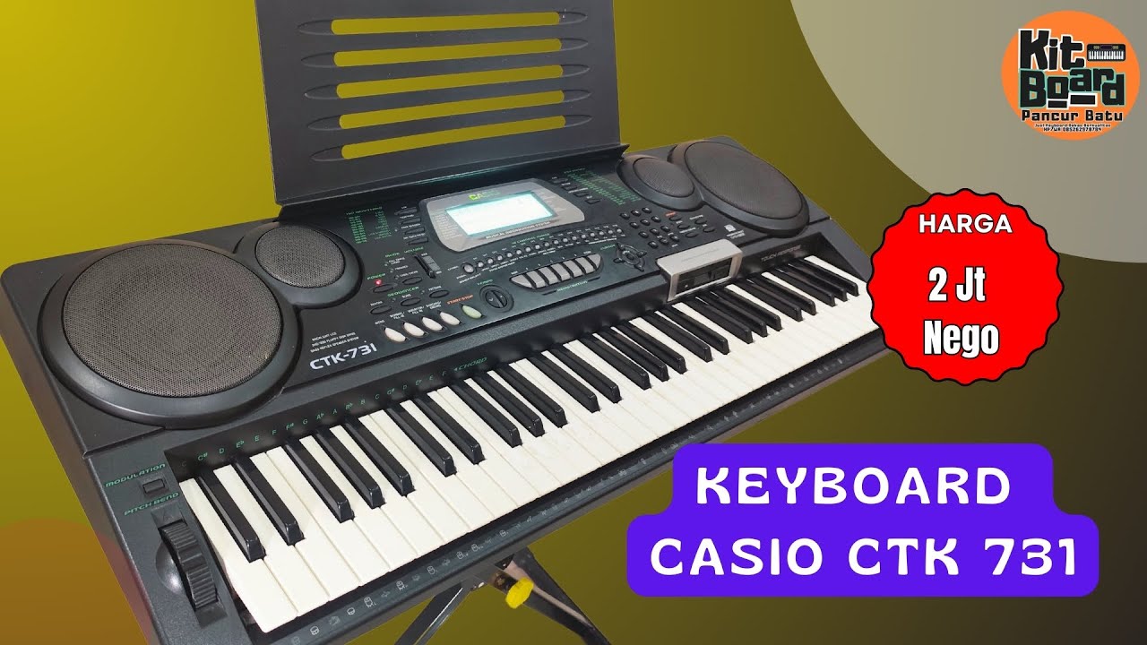 CASIO CTK-731 キーボード Original Casio CTK 731 Keyboard | Solid Bass | Floppy Disk | 2