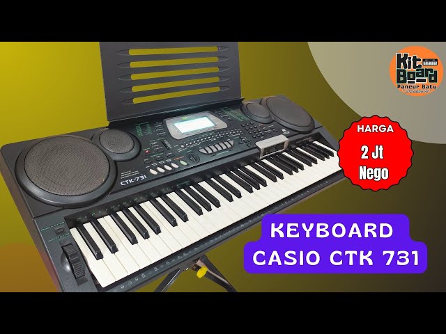 Original Casio CTK 731 Keyboard | Solid Bass | Floppy Disk | 2