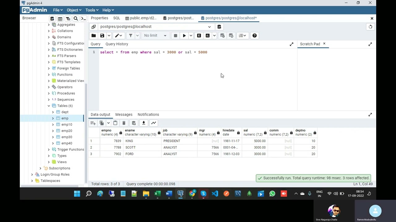 Part 11   Filtering Data in PostgreSQL