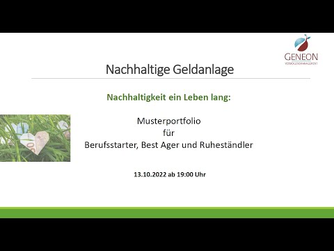 DIA Webinar: Nachhaltigkeit ein Leben lang