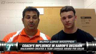 Legally Blind Football Player To Play For Tulane | CampusInsiders
