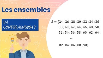 Ecrire un ensemble en compréhension