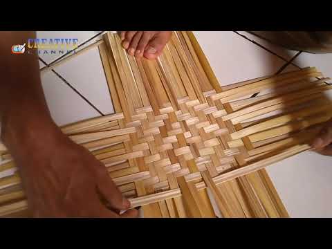  Cara  Membuat  Wadah Besek Kerajinan Anyaman  Bambu  YouTube