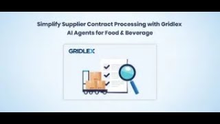 AI Contract Processing for Food &amp; Beverage Suppliers | Gridlex AI Agents
