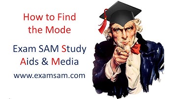 How to find the mode - What does mode mean in math?