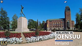 Walking in Joensuu Finland - Sunny Summer Walk in the City Center (22 June 2021)