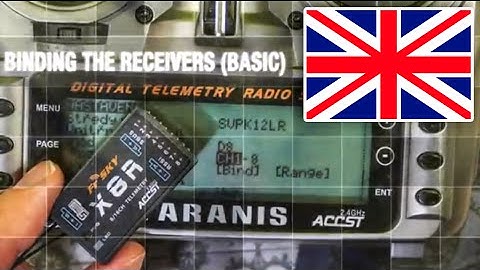 FrSky Taranis / OpenTx Crumbs - Basic binding the new FrSky receivers