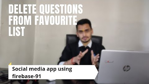 delete data from firebase realtime database || Social media app using firebase 2021