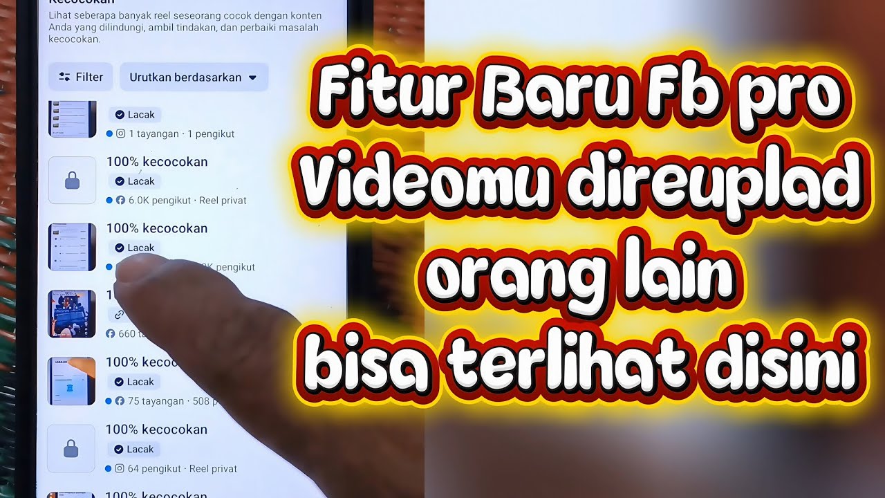 Cara mengaktifkan dan menggunakan fitur perlindungan konten fb pro