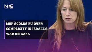 Irish MEP Clare Daly scolds the EU over their complicity in Israel’s war on Gaza
