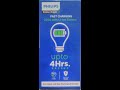 philips inverter bulb 4 hours battery back Rs 500