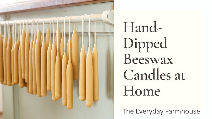 Beekeeping Guide: How To Use Candle Moulds To Create Beeswax Candles 