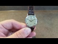 1956 Tissot manual wind vintage watch with sub seconds