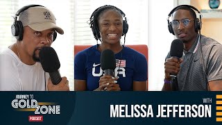 Journey to Gold Zone Podcast featuring Melissa Jefferson