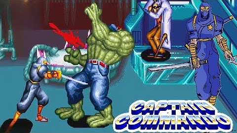 Captain Commando - (Arcade / 1994) Complete Gameplay