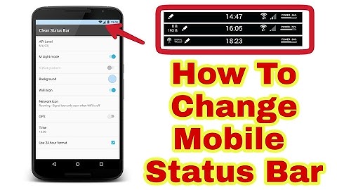 How To Change Status Bar Style On Any Android Device ( No Need ROOT )