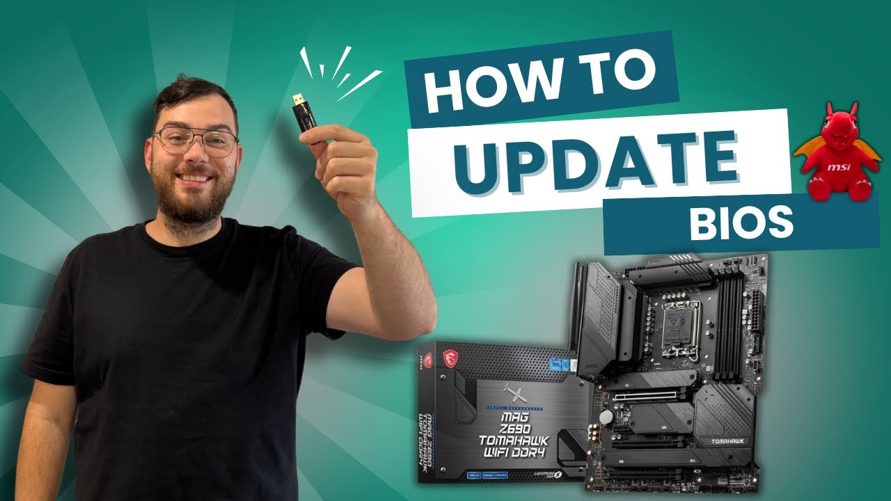 MSI MAG Z690 TOMAHAWK WIFI DDR4 Motherboard Bios Update (Step by Step ...