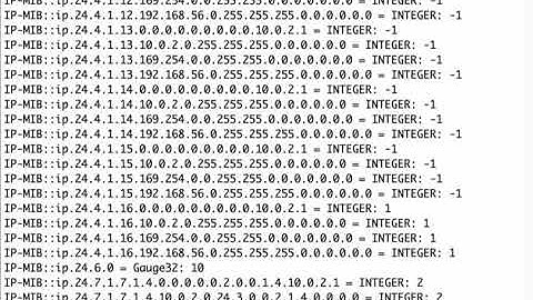 Demonstration of SNMP