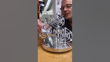 Insane Turner Cube #CNC Creation ☑️ #cncmachinist #machinist #cncmachining #machining