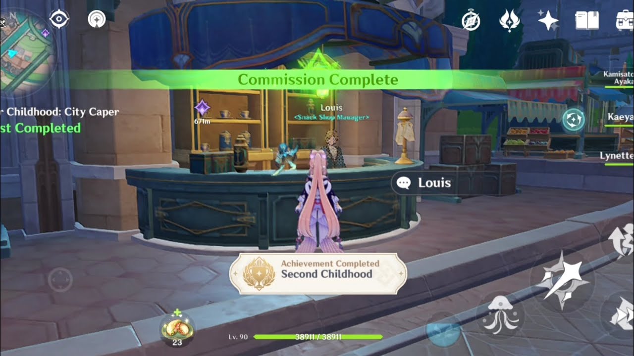 Genshin Impact | Their Childhood: City Caper | Second Childhood Achievement