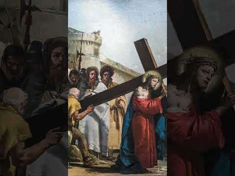The 5th Station: Simon of Cyrene Helps Jesus to Carry His Cross #wayofthecross
