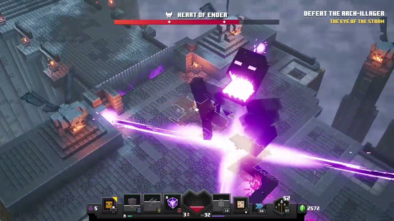 Defeating the arch-illager! | Minecraft Dungeons