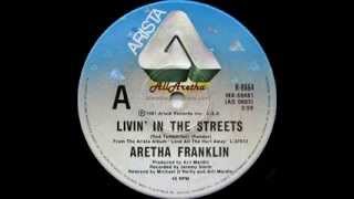 Aretha Franklin - Livin&#39; In The Streets / There&#39;s A Star For Everyone - 7&quot; Australia - 1982