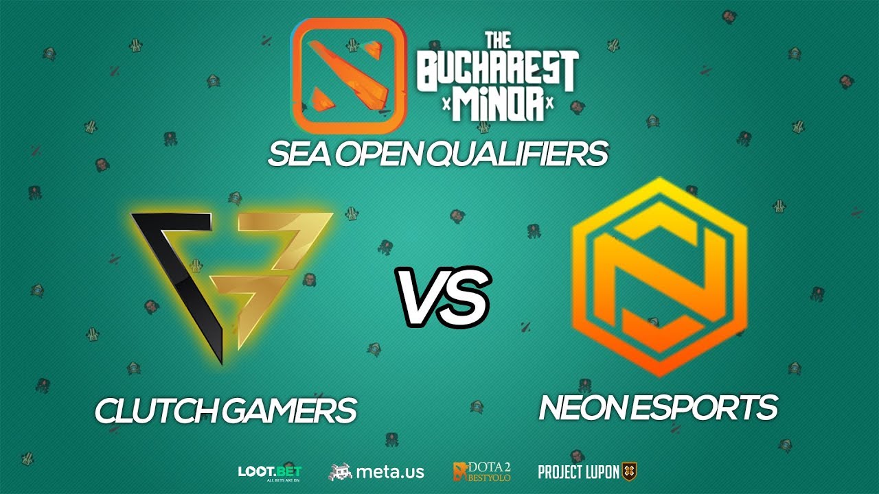 Clutch Gamers vs Neon Esports Game 1 (BO3) | The Bucharest Minor SEA Open Qualifiers