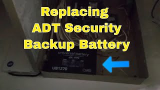 How To Change the Battery In Your Alarm System. #ADT #Alarm System