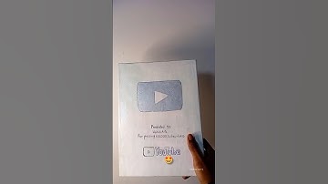 🥳finally silver Play button agy  #drawing #silverplaybutton #art #treanding #shorts #acrylic #craft