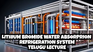 Lithium Bromide Water absorption Refrigeration System Working