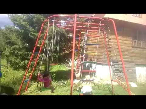 Получили уличный детский спортивный комплекс Формула здоровья Спутник-1Z Плюс