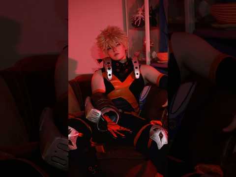 Face reveal ?😱 #mhacosplay #bakugou #tiktoktrend #cosplay #bnha #mha #cosplaytransition