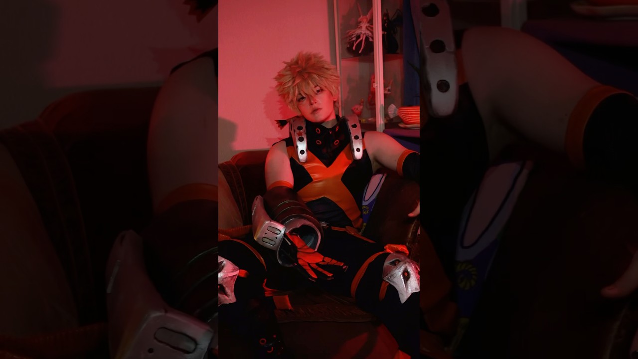 Face reveal ?😱 #mhacosplay #bakugou #tiktoktrend #cosplay #bnha #mha #cosplaytransition