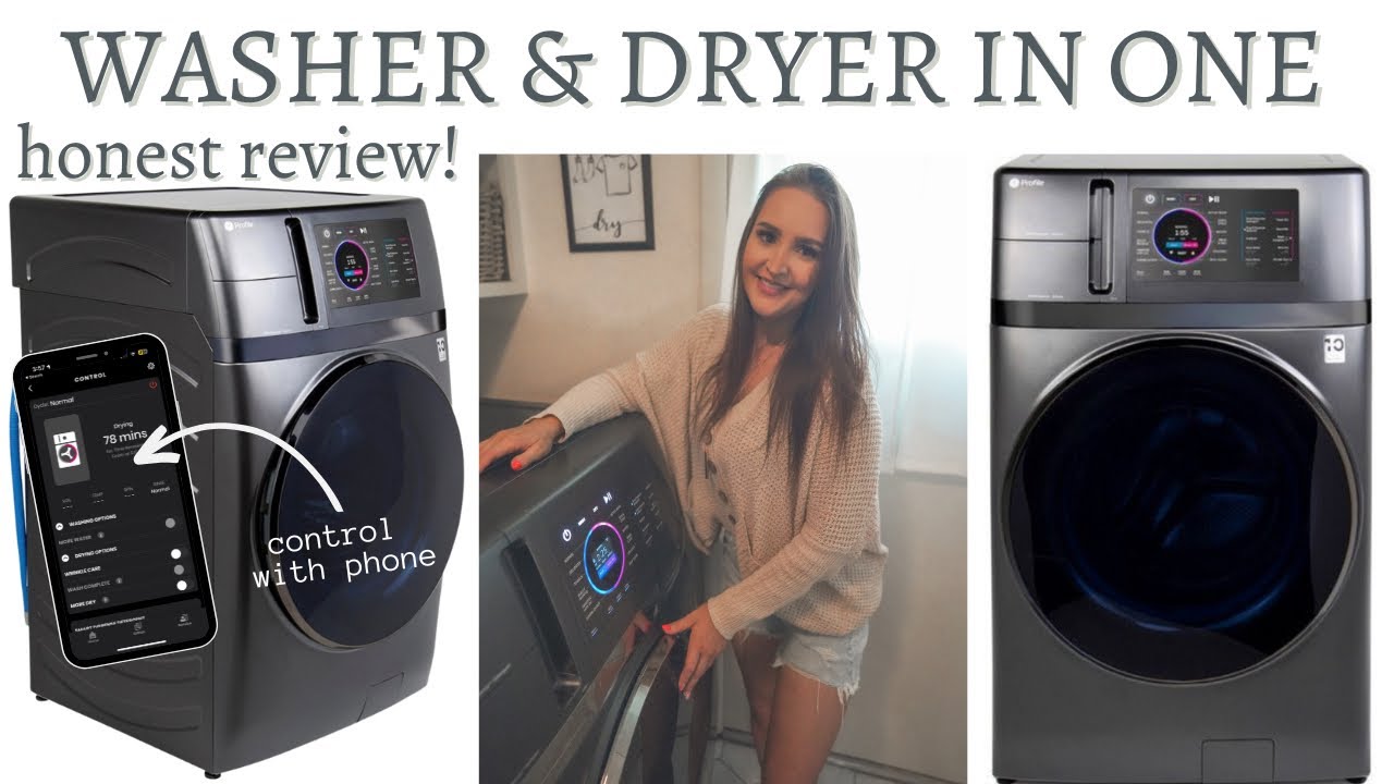 WASHER DRYER ALL IN ONE, Honest Review!! (Not Sponsored!), GE UltraFast  All-In-One Unit