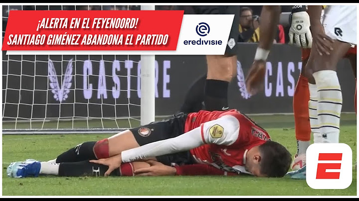 Santiago Giménez abandonó el partido tras recibir dura entrada 🚨 ¡Preocupante! 🚨 | Eredivisie