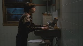Stranger Things 1X08 Will Vomits In The Bathroom Scene