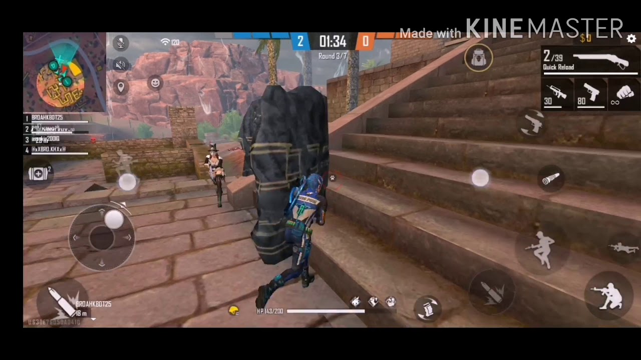 Free fire pak king headshot. - YouTube