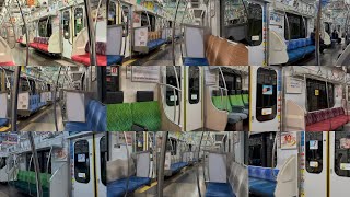 【日立IGBT】東急5050系4000番台全バリエーション走行音(相鉄区間) / Tokyu-5050 sound (4K)