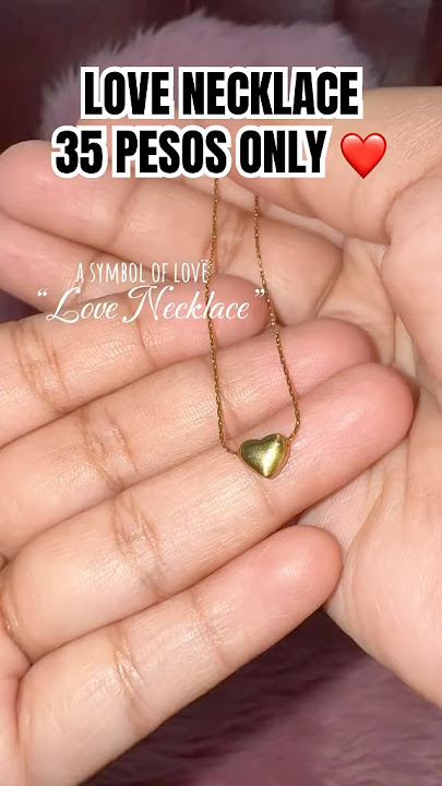 Love Necklace #lovenecklace #heartnecklace #trendingproducts #minimalistnecklace #shopeetagtowin