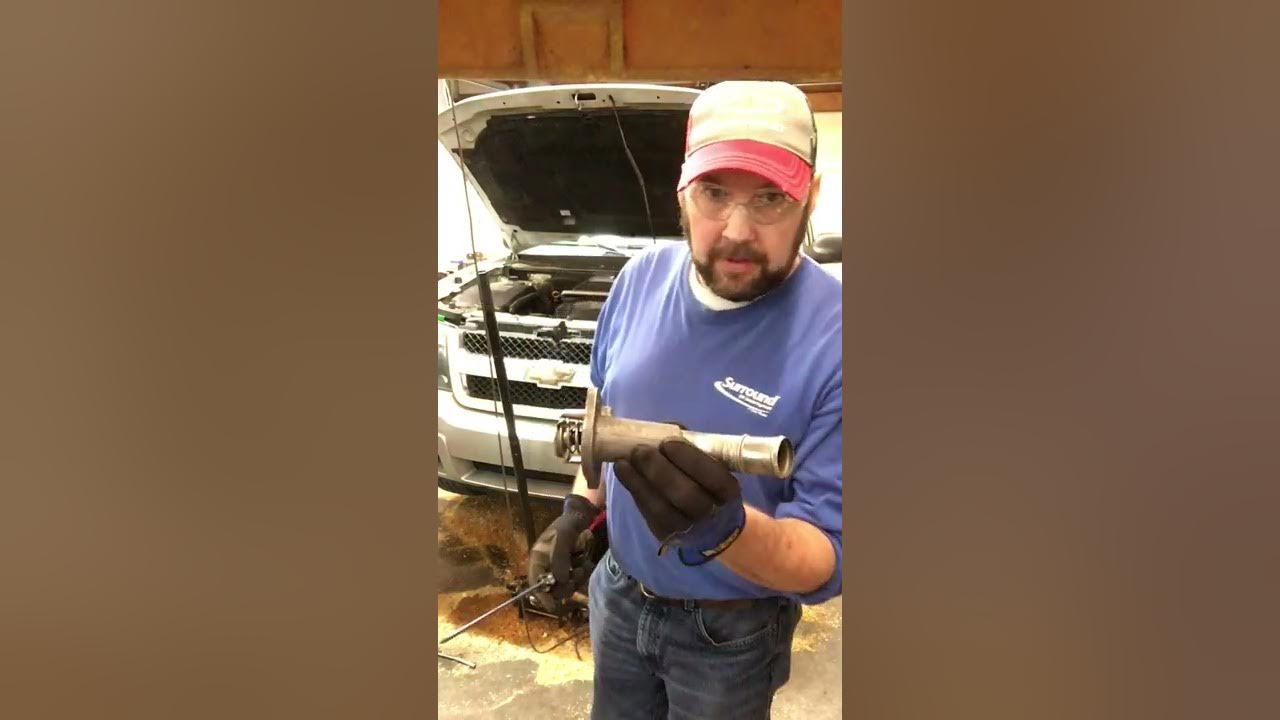 2007 Chevy trailblazer thermostat replacement Part 1 of 4 - YouTube