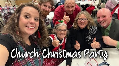 Vlogmas 18 ~ Crazy Games, Fun, Laughter and Fellowship at the Church Christmas Party 