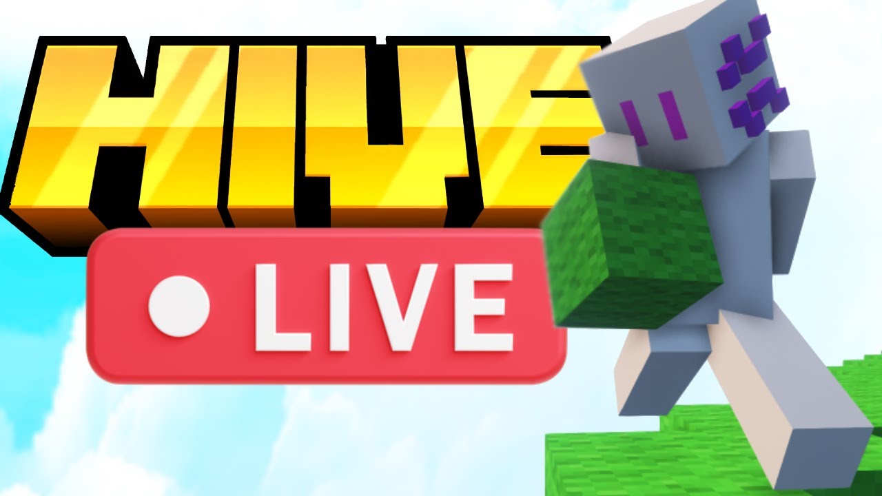 HIVE LIVE WITH YOU!! | Anyone can JOIN :D | Minecraft Bedrock - YouTube