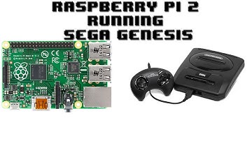 Raspberry pi 2 Running Sega Genesis Emulator Retropie with emulation station