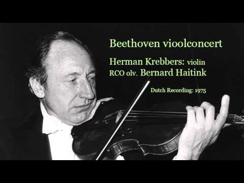 Beethoven violin concerto Herman Krebbers