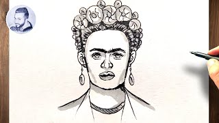 Comment dessiner Frida Kahlo