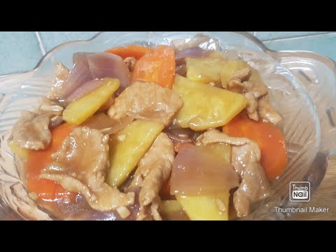 Video: Carrot At Potato Gratin Na May Baboy