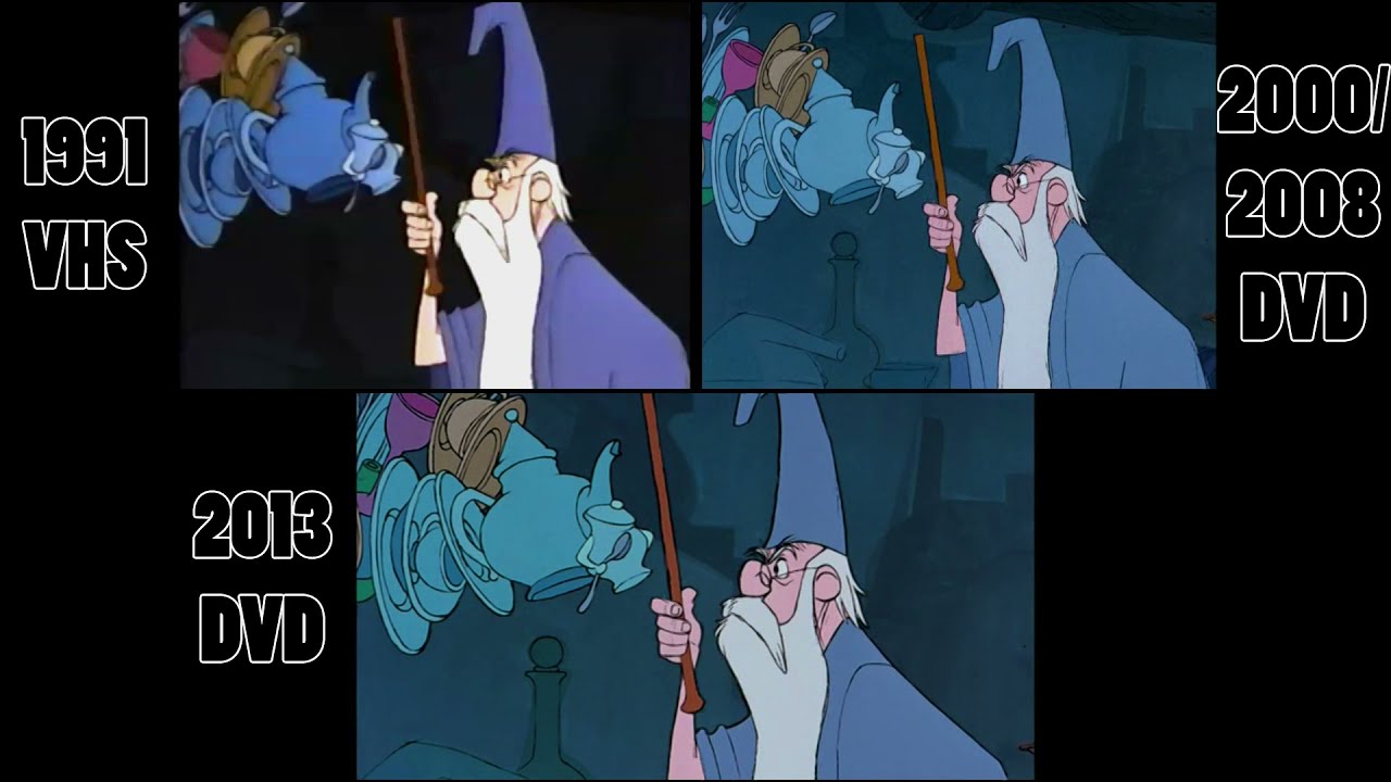 The Sword in the Stone VHS & DVD Comparison
